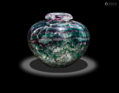 Monumental Fluorite Vase