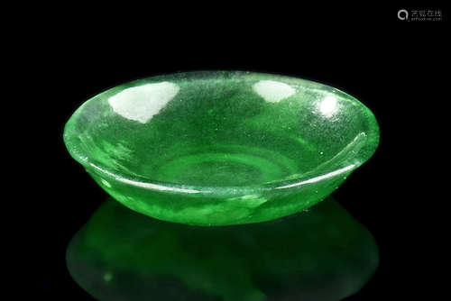 JADEITE CARVED SMALL DISH