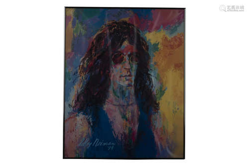 LEROY NEIMAN: OIL ON CANVAS PAINTING 'HOWARD STERN'