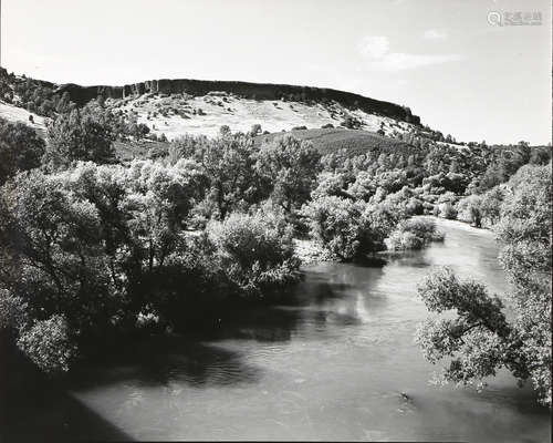 Ansel Adams (American, 1902–1984), Untitled (California Waterway), circa 1949, gelatin silver print,