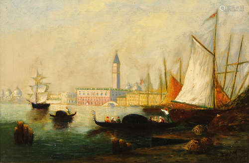 Félix Ziem (French, 1821–1911), View of Venice, 1900, oil on canvas, signed and dated lower right