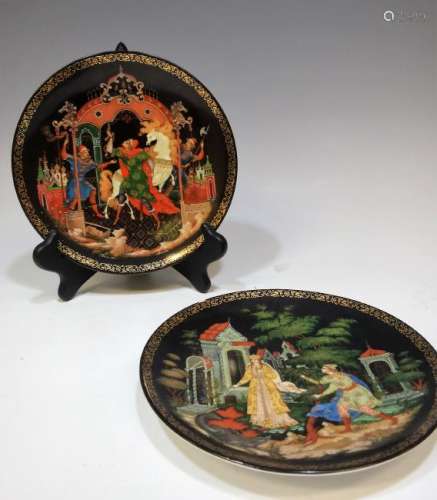 (2) Russian Legends Collector Plates