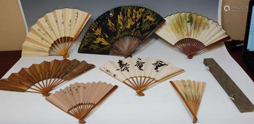 (7) Decorative Chinese & Japanese Fans