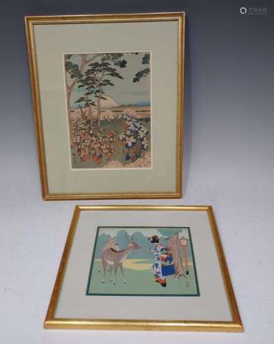(2) Japanese Woodblock Prints