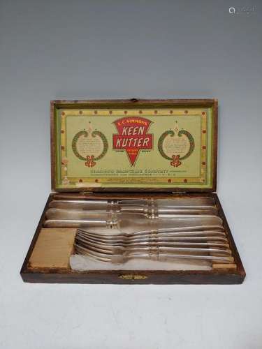 Cased Set of Keen Kutter Knives & Forks