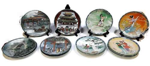 (15) Jingdezhen Porcelain Collectors Plates
