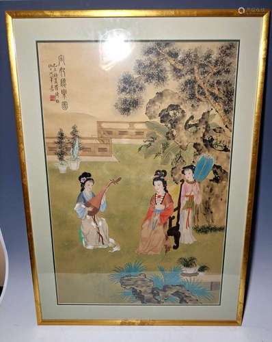 Chinese Painting of Court Ladies