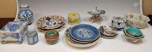 (20) Pieces of Chinese Porcelain & Ceramics