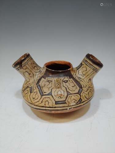 Pre-Columbian Trujillo Double Opening Vessel