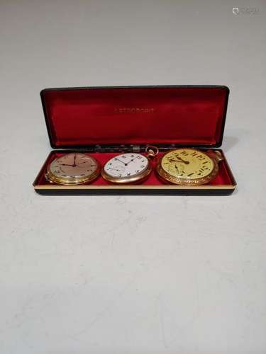 (3) Gold Filled Pocket Watches 12s & 16s