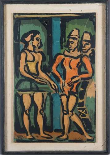 Georges Rouault Lithograph Parade France 1934