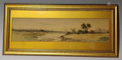 George L Herdle Watercolor Landscape