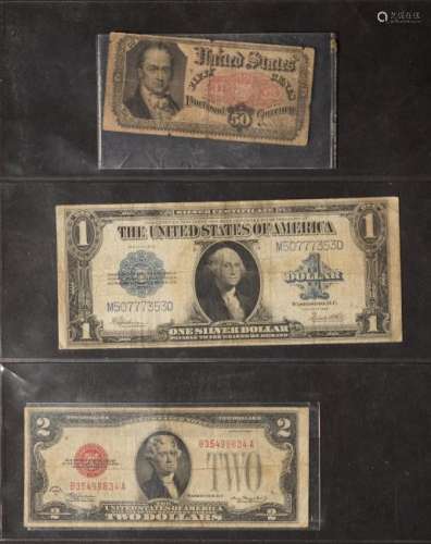 US Fractional, Silver Certificate, 1928 2 Bill (3