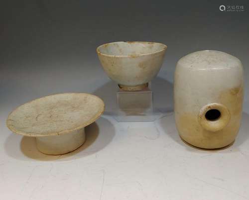 (3) Pieces 16th - 17th Century Korean Pottery