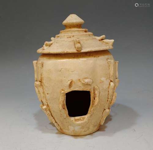 Korean Glazed Pottery Birdhouse 16th, 17th Century