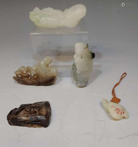 (5) Pieces of Carved Jade