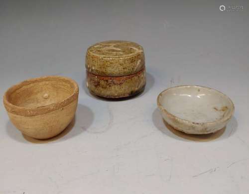 (3) 16th Century & Earlier Korean Ceramic Pieces