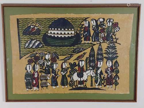 Sadao Watanabe Stencil Print Noah's Ark