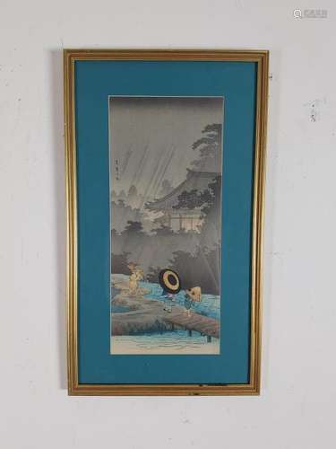 Japanese Woodblock Takahashi Hiroaki