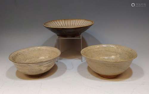 (3) 16th - 19th Century Korean Glazed Bowls