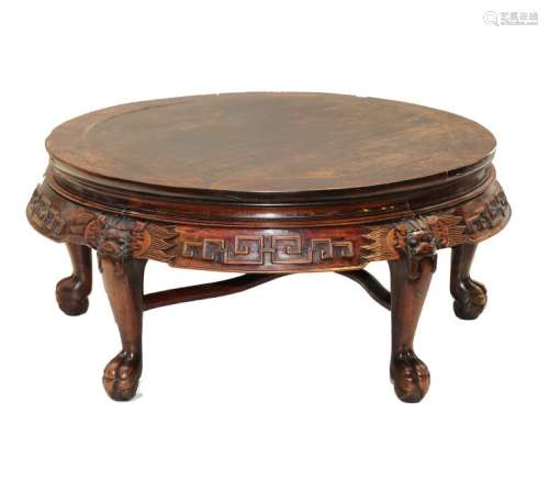 Round Chinese Table, Late Qing Dynasty