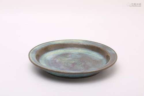 A JUNYAO-GLAZED DISH.MING DYNASTY