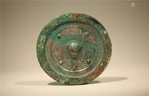 A BRONZE MIRROR.HAN DYNASTY