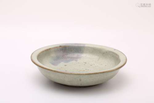 A JUNYAO-GLAZED DISH.MING DYNASTY