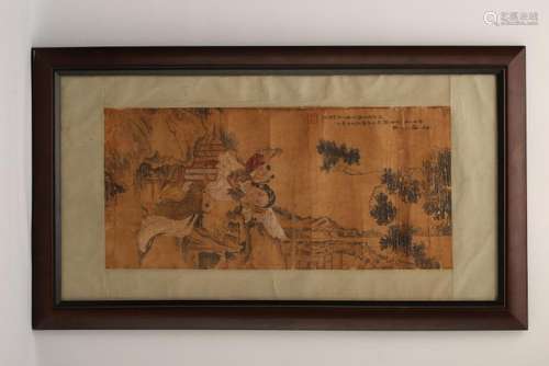 QIAN HUI AN HANGING SCROLL.(???钱惠安