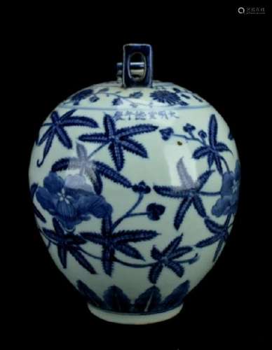 Chinese Ming Porcelain Blue&White Vase