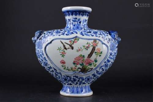 Chinese Qing Porcelain Famille Rose Vase