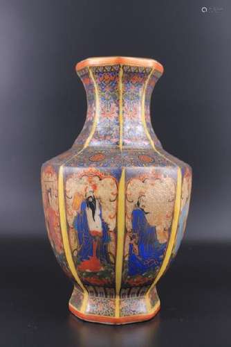 Qing Porcelain Famille Rose Vase