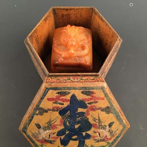 Chinese Tianhuang Stone 'Ruishou' Seal