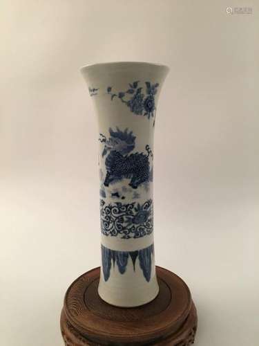 Chinese Blue &White Vase