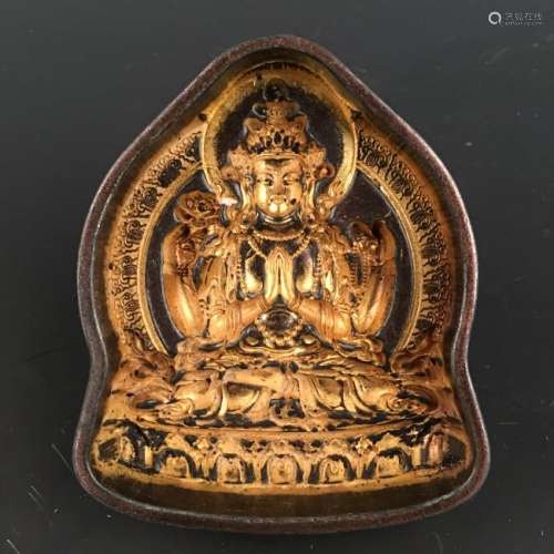 Chinese Buddha Bronze Mould