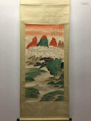 Chinese Hanging Scroll of Landscape