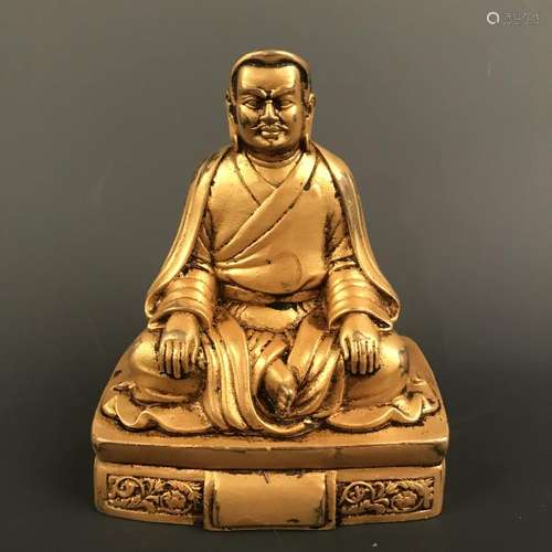 Chinese Gilt Bronze Buddha Figure