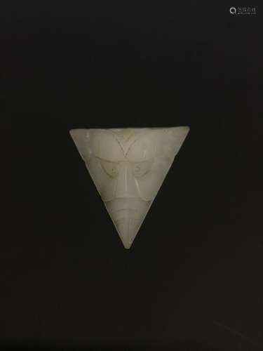 Chinese Archaic Triangular Jade Stone