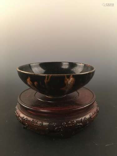 Chinese Jizhou Kiln Pottery Bowl