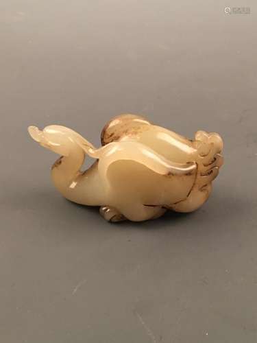 Chinese Archaic 'Duck' Jade Ornament