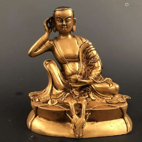 Chinese Gilt Bronze Figure