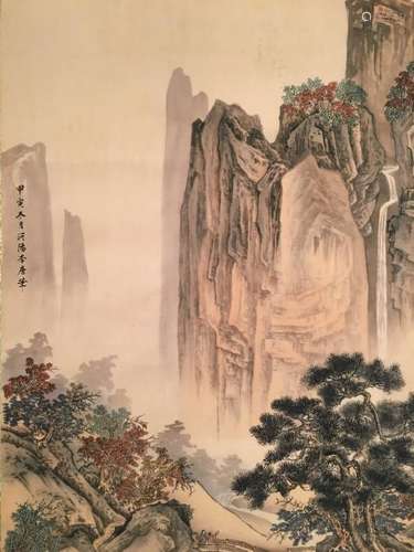 Chinese Hanging Scroll of 'Landscape', Li Tang