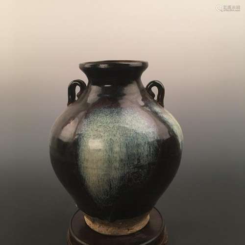 Chinese Jun Kiln Pottery Jar