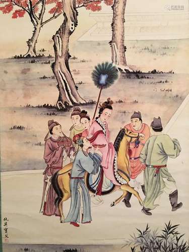 Chinese Hanging Scroll of Painting