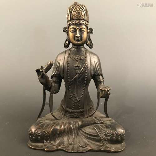 Chinese Bronze Buddha Figure