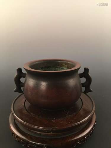 Chinese Brass Censer