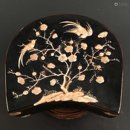 Chinese Ding Ware Engraved Design 'Birds & Plum