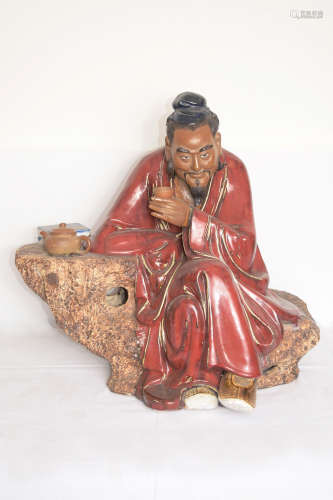 [Chinese] A Shiwan Pottery Sculpture 