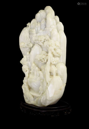 [Chinese] A Massive White Jade Carving 