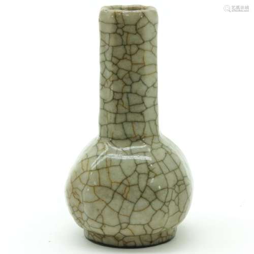 A Crackleware Decor Vase